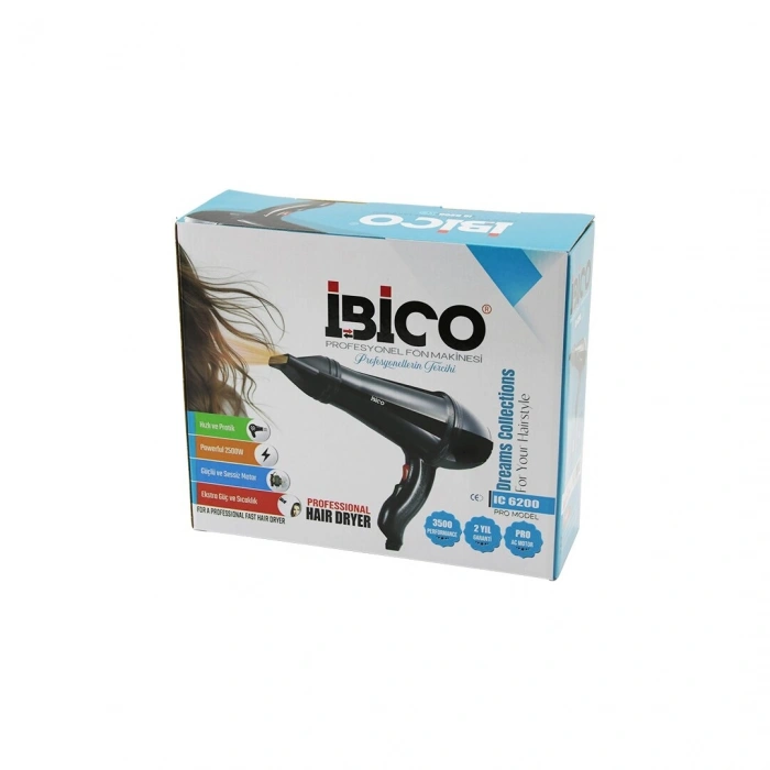 PROFESSIONAL SAÇ KURUTMA - FÖN MAKİNESİ 3500 PERFORMANS - 2500W