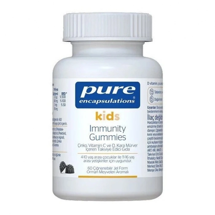 Pure Encapsulations Kids Immunity 60 Gummies