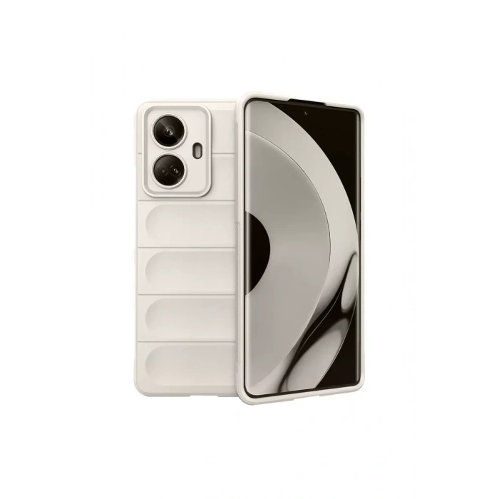 Realme 10 Pro 5G Kılıf Optimum Silikon - Krem