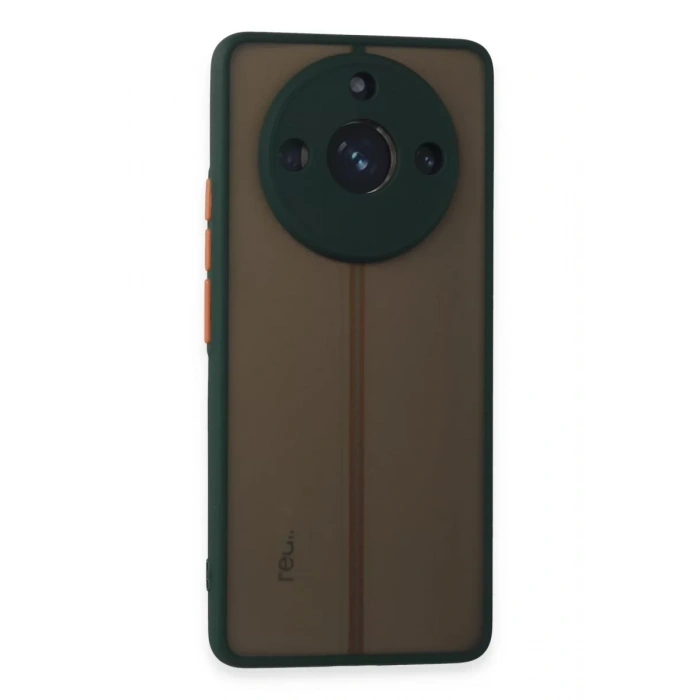 Realme 11 Pro Kılıf Montreal Silikon Kapak - Yeşil