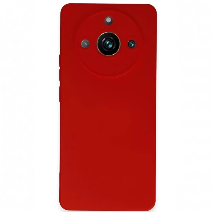 Realme 11 Pro Kılıf Nano içi Kadife Silikon - Kırmızı
