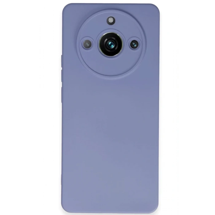 Realme 11 Pro Kılıf Nano içi Kadife Silikon - Lila