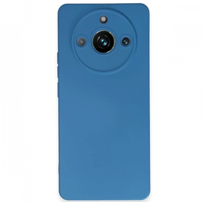 Realme 11 Pro Kılıf Nano içi Kadife Silikon - Mavi