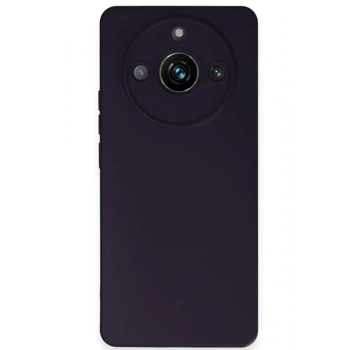 Realme 11 Pro Kılıf Nano içi Kadife Silikon - Mor
