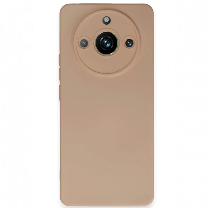 Realme 11 Pro Kılıf Nano içi Kadife Silikon - Pudra