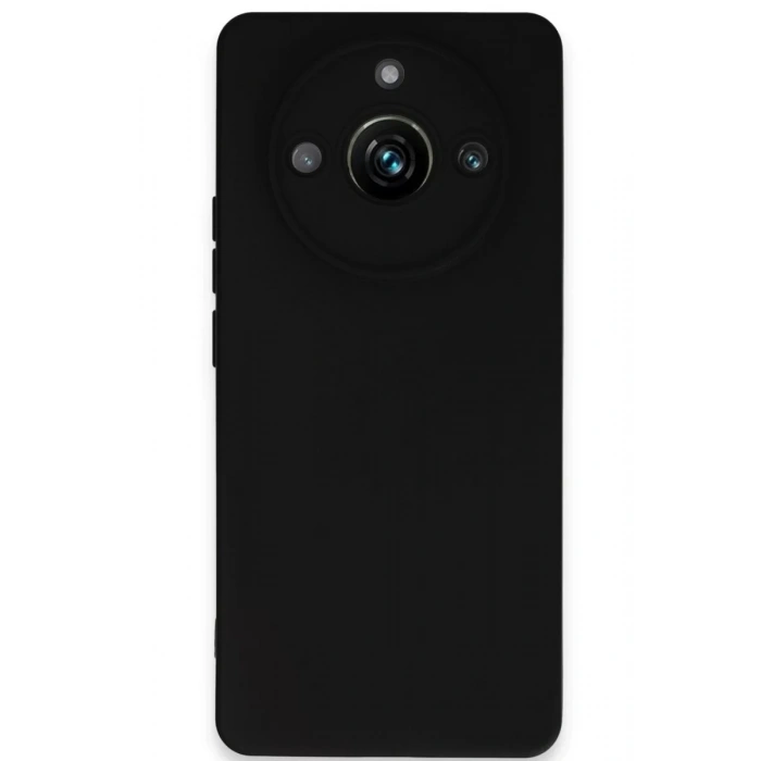 Realme 11 Pro Kılıf Nano içi Kadife Silikon - Siyah