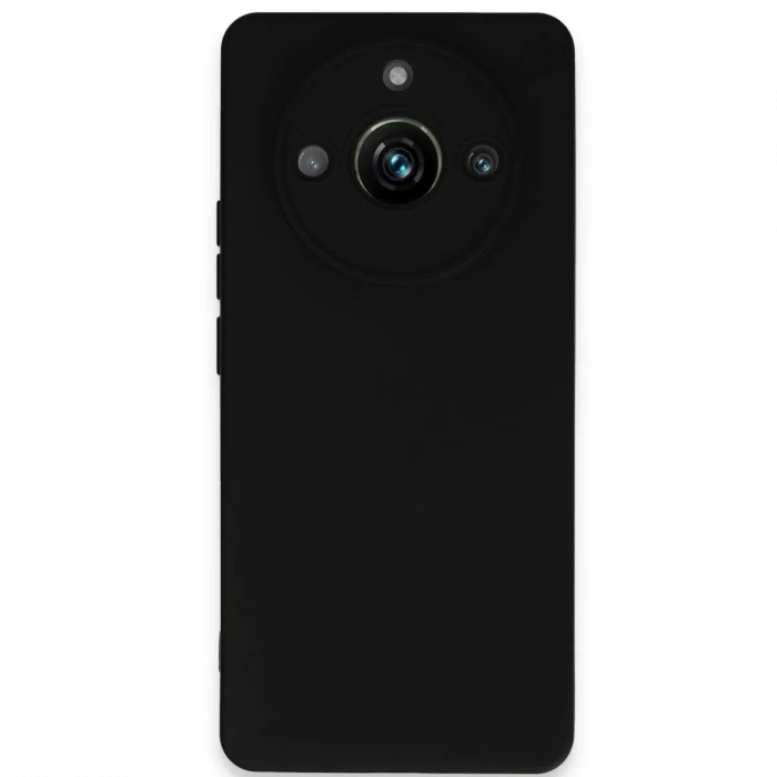 Realme 11 Pro Kılıf Nano içi Kadife Silikon - Siyah