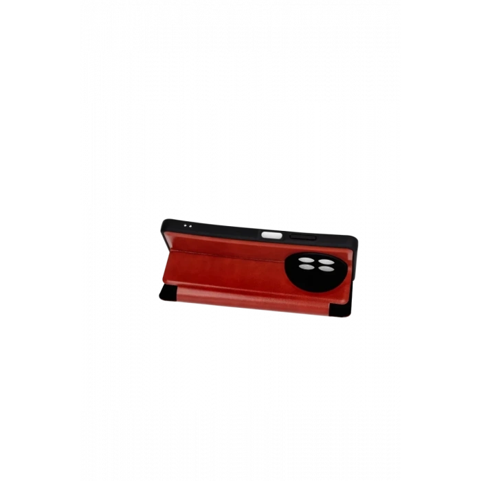 Realme 12 5G Kılıf Flip Cover - Kırmızı