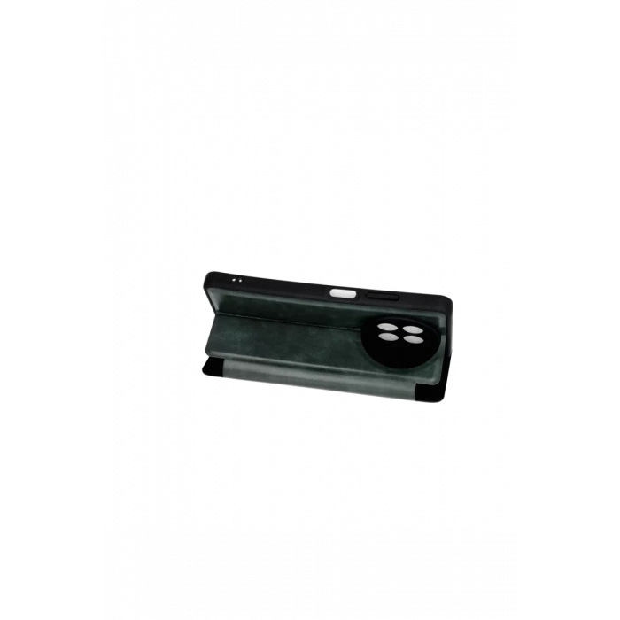 Realme 12 5G Kılıf Flip Cover - Koyu Yeşil