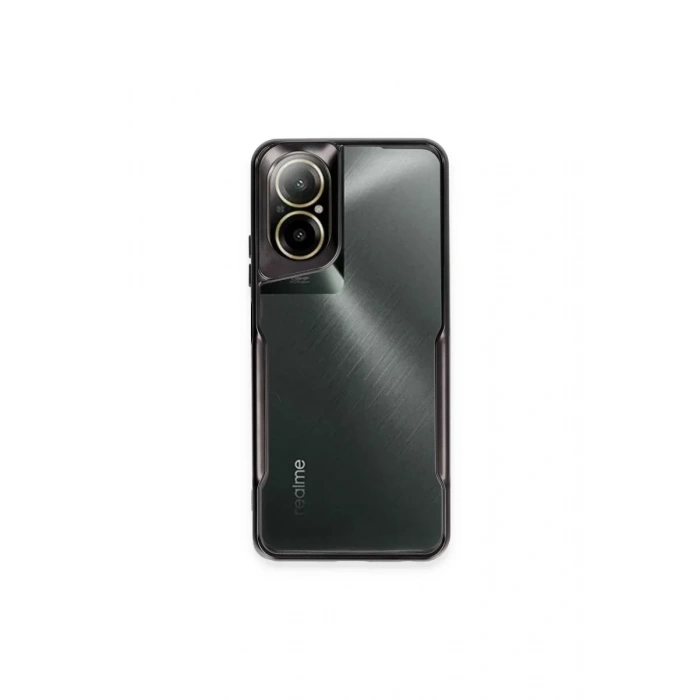 Realme 12 Lite Kılıf Boyi Silikon Kapak - Siyah