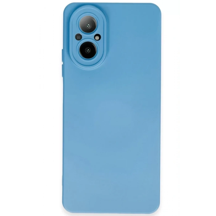 Realme 12 Lite Kılıf Nano içi Kadife Silikon - Mavi