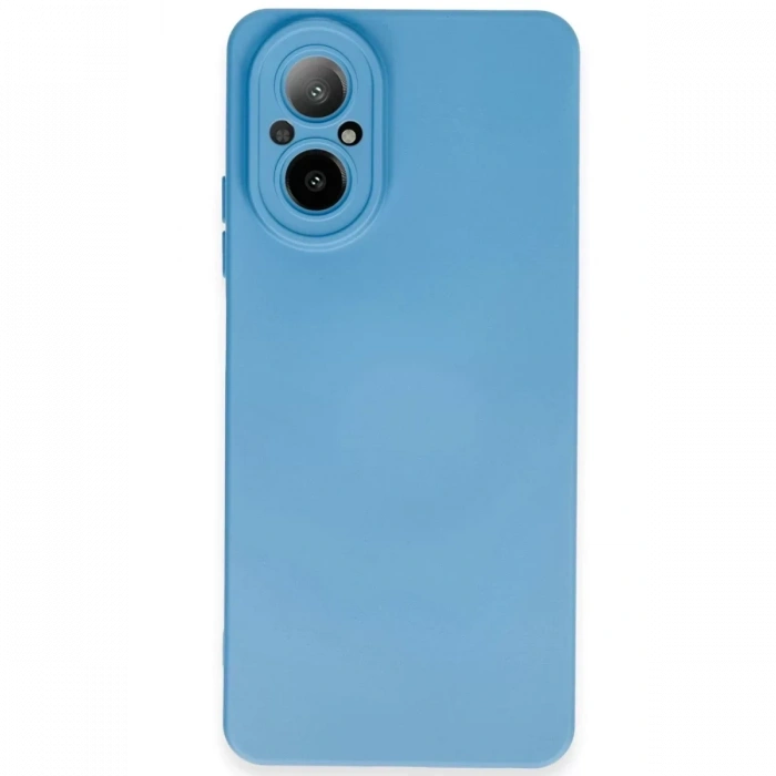 Realme 12 Lite Kılıf Nano içi Kadife Silikon - Mavi