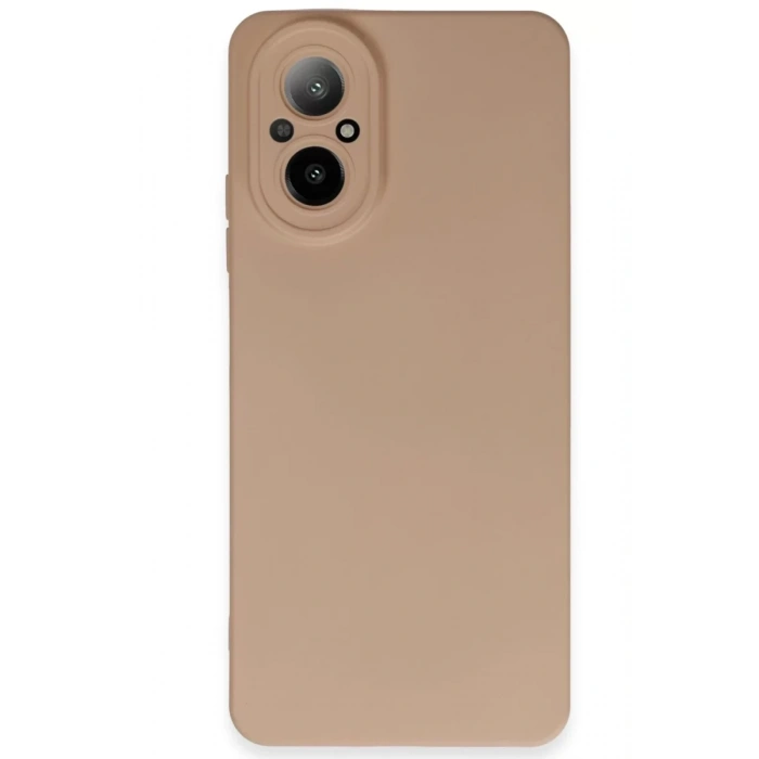 Realme 12 Lite Kılıf Nano içi Kadife Silikon - Pudra