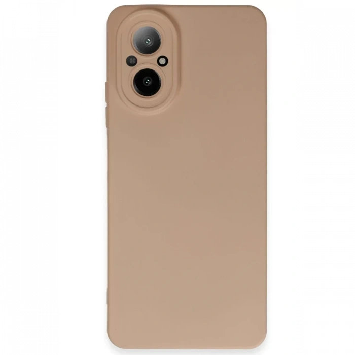 Realme 12 Lite Kılıf Nano içi Kadife Silikon - Pudra