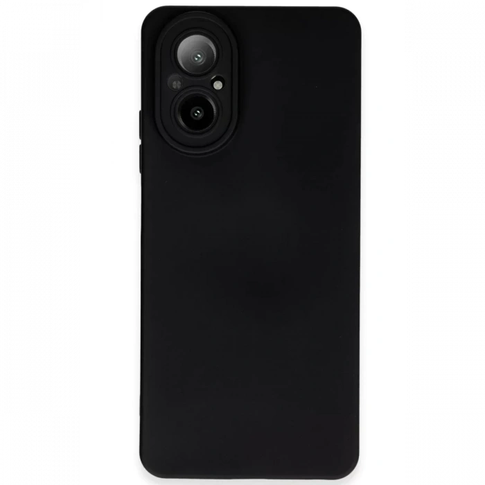 Realme 12 Lite Kılıf Nano içi Kadife Silikon - Siyah