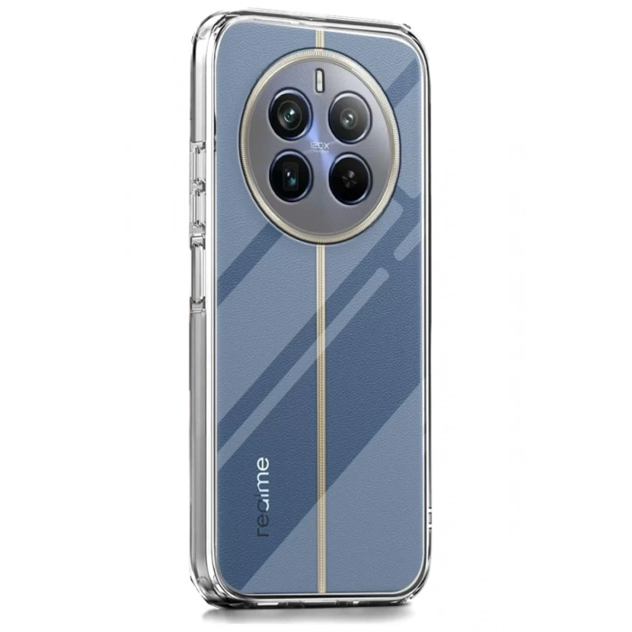 Realme 12 Pro Plus Kılıf Lüx Şeffaf Silikon