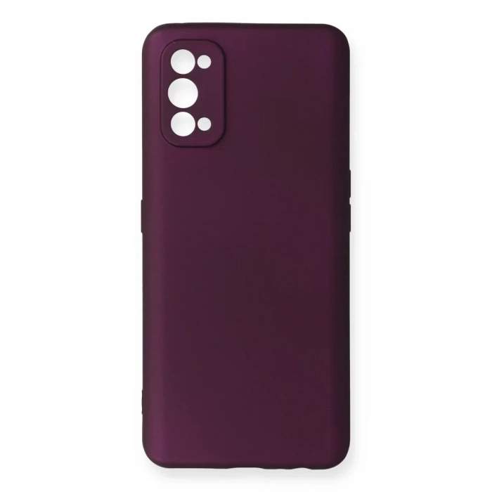 Realme 7 Pro Kılıf First Silikon - Mürdüm