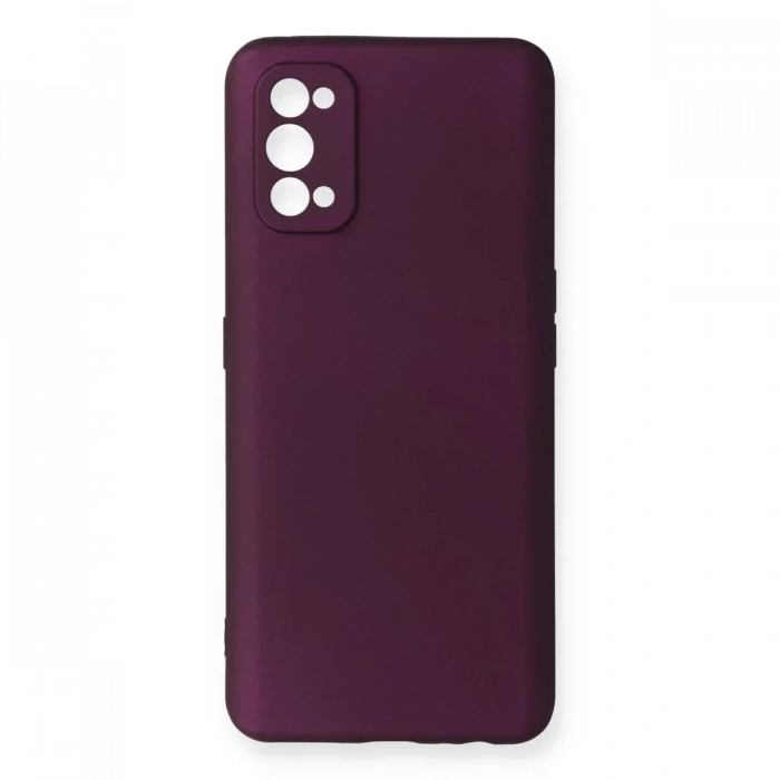 Realme 7 Pro Kılıf First Silikon - Mürdüm