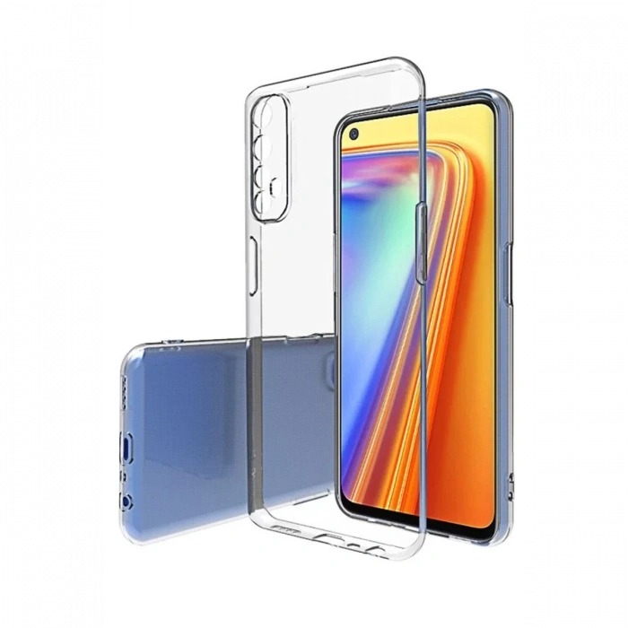 Realme 7 Pro Kılıf Lüx Şeffaf Silikon - Şeffaf