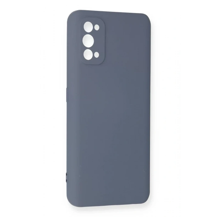 Realme 7 Pro Kılıf Nano içi Kadife Silikon - Gri