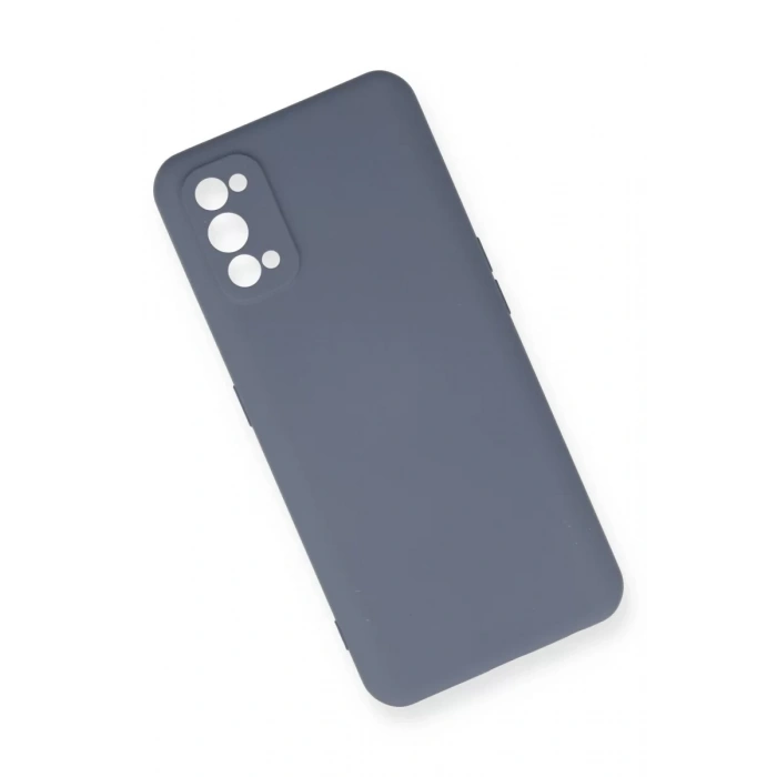Realme 7 Pro Kılıf Nano içi Kadife Silikon - Gri