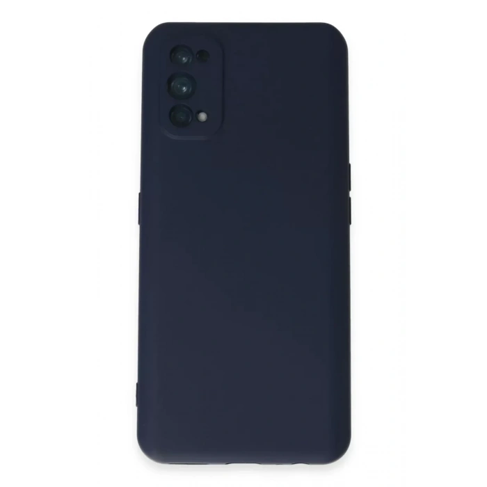Realme 7 Pro Kılıf Nano içi Kadife Silikon - Lacivert