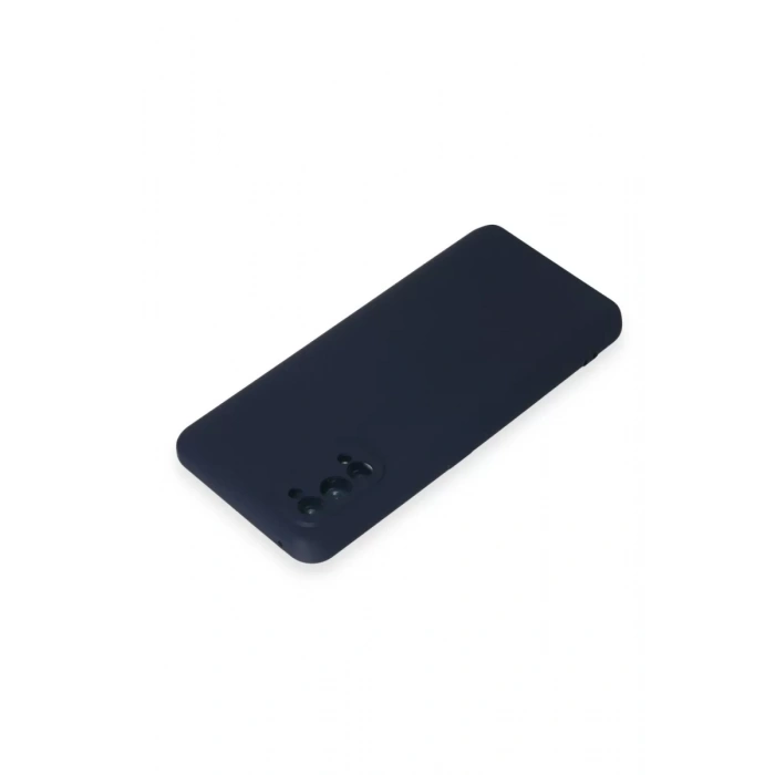 Realme 7 Pro Kılıf Nano içi Kadife Silikon - Lacivert