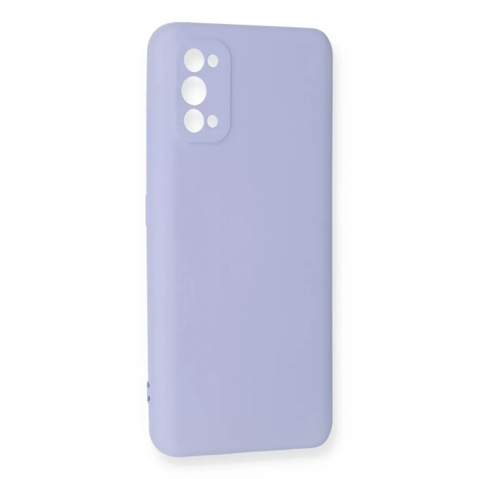 Realme 7 Pro Kılıf Nano içi Kadife Silikon - Lila