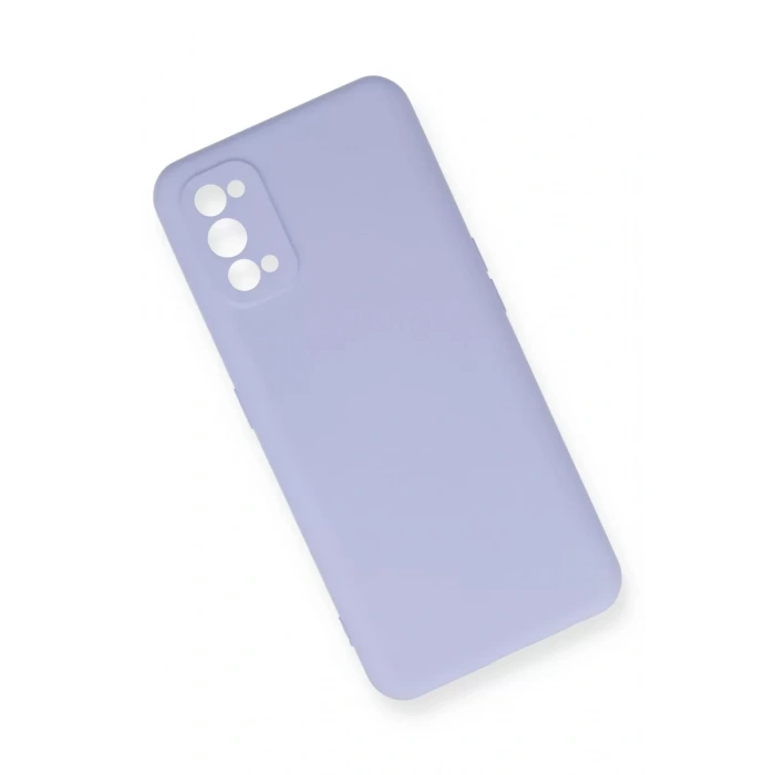 Realme 7 Pro Kılıf Nano içi Kadife Silikon - Lila