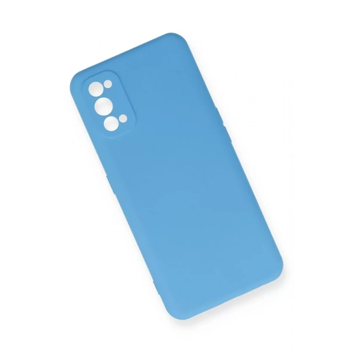 Realme 7 Pro Kılıf Nano içi Kadife Silikon - Mavi