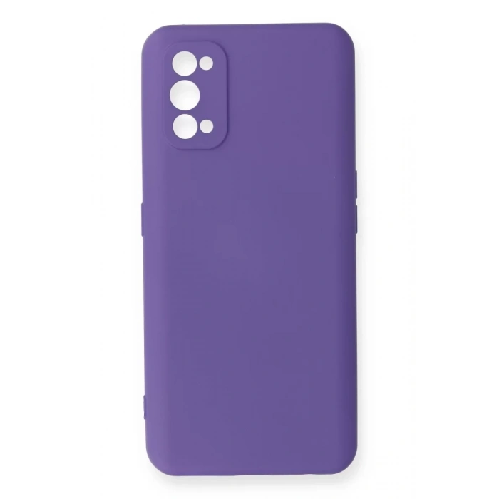 Realme 7 Pro Kılıf Nano içi Kadife Silikon - Mor