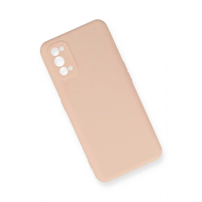 Realme 7 Pro Kılıf Nano içi Kadife Silikon - Pudra
