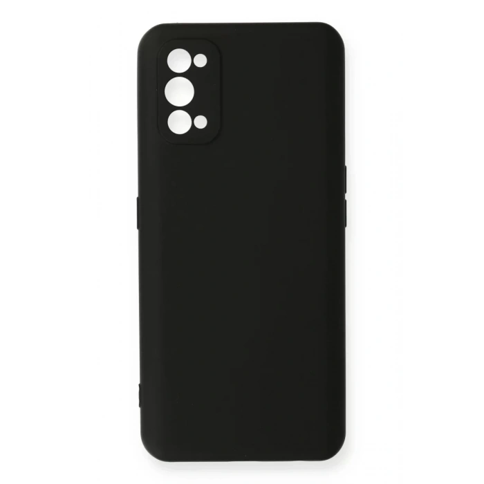 Realme 7 Pro Kılıf Nano içi Kadife Silikon - Siyah