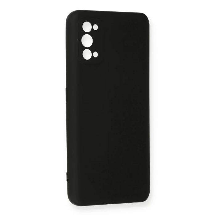 Realme 7 Pro Kılıf Nano içi Kadife Silikon - Siyah