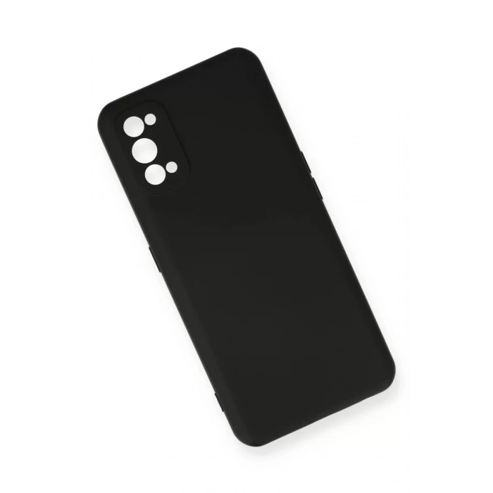 Realme 7 Pro Kılıf Nano içi Kadife Silikon - Siyah