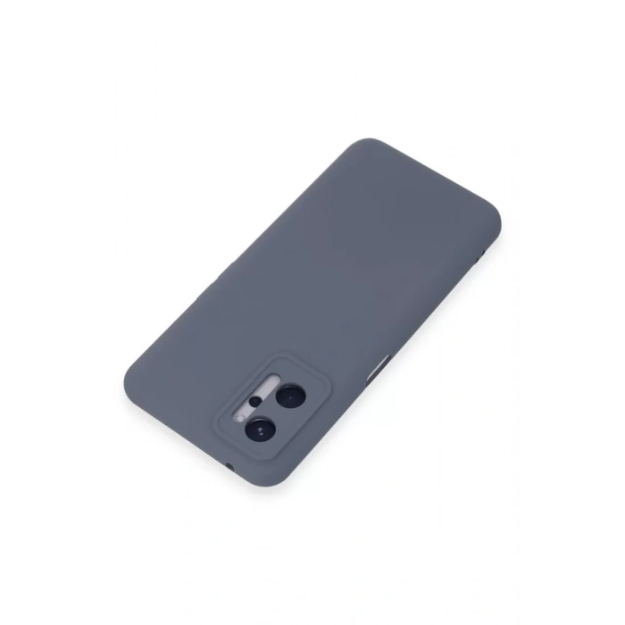 Realme 9i 4G Kılıf Nano içi Kadife Silikon - Gri