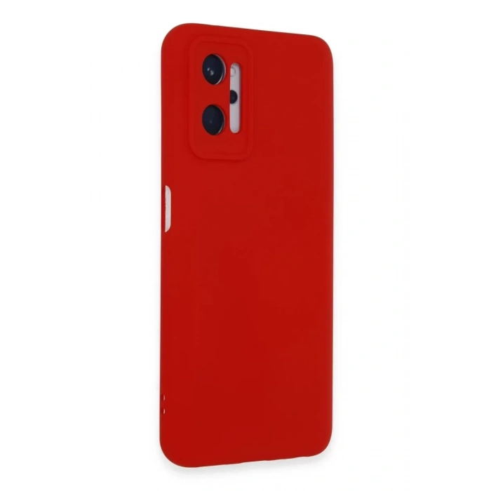 Realme 9i 4G Kılıf Nano içi Kadife Silikon - Kırmızı