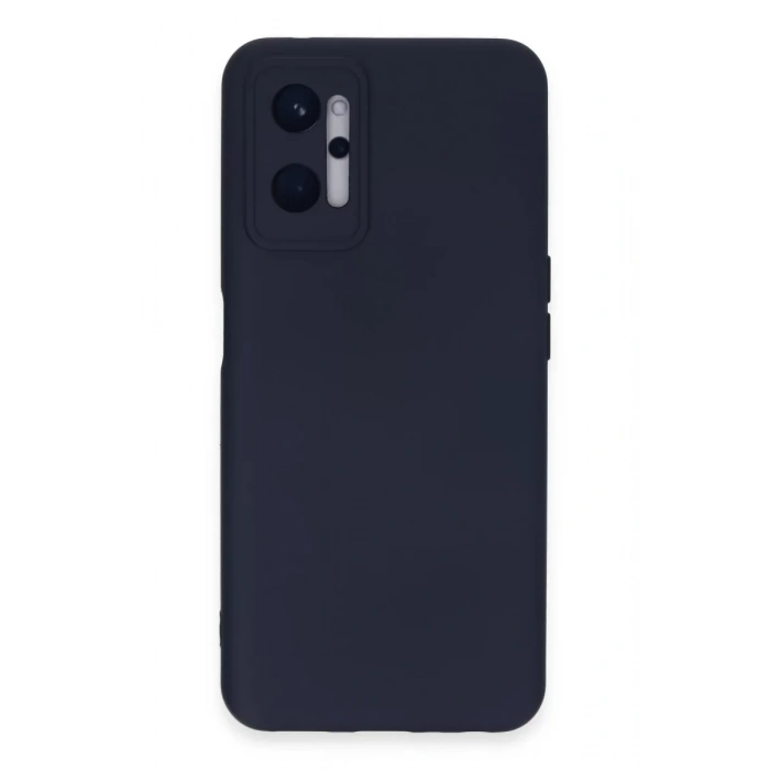 Realme 9i 4G Kılıf Nano içi Kadife Silikon - Lacivert