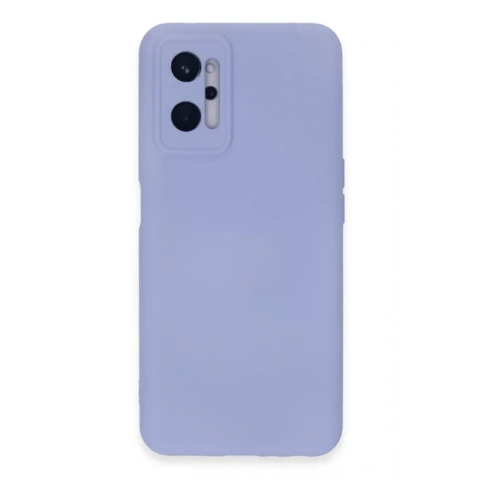 Realme 9i 4G Kılıf Nano içi Kadife Silikon - Lila
