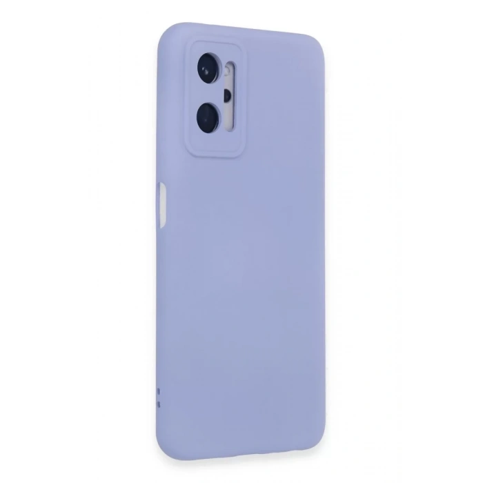 Realme 9i 4G Kılıf Nano içi Kadife Silikon - Lila