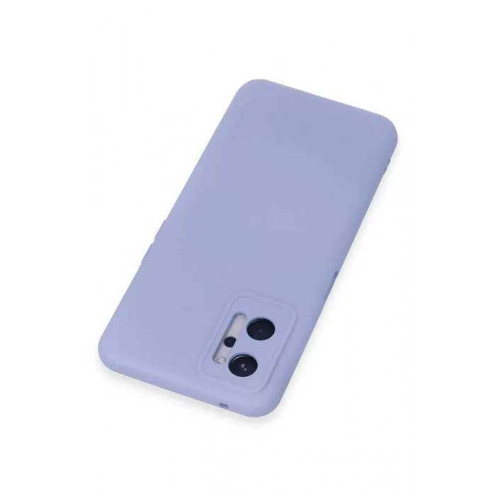 Realme 9i 4G Kılıf Nano içi Kadife Silikon - Lila