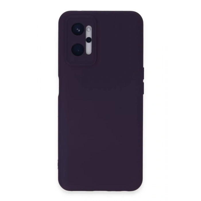 Realme 9i 4G Kılıf Nano içi Kadife Silikon - Mor
