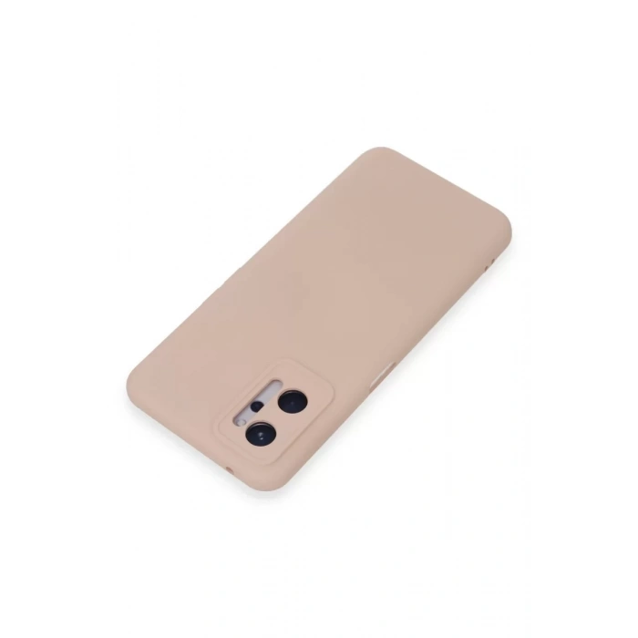 Realme 9i 4G Kılıf Nano içi Kadife Silikon - Pudra