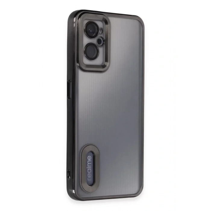 Realme 9i 4G Kılıf Slot Silikon - Siyah