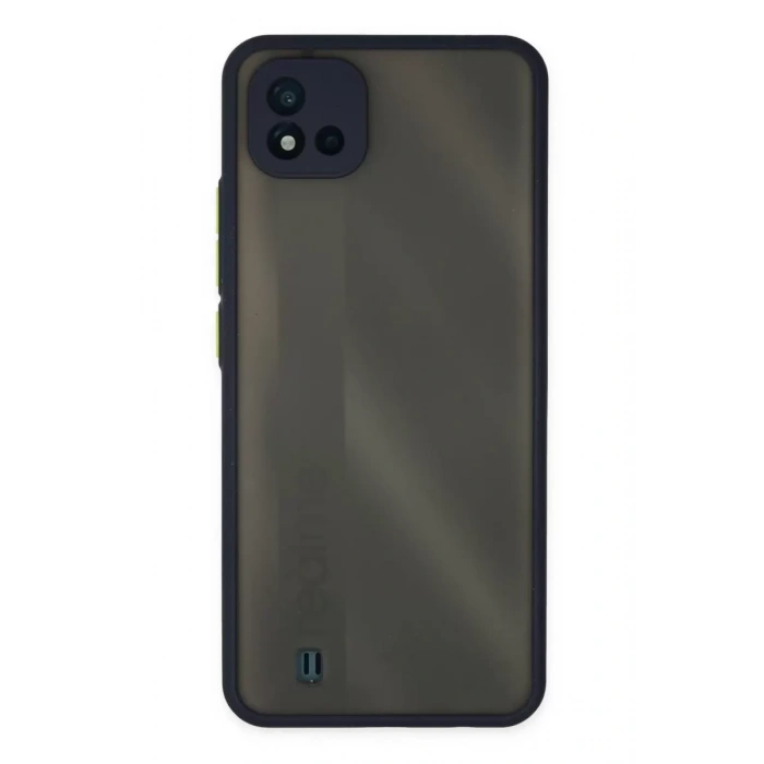 Realme C11 2021 Kılıf Montreal Silikon Kapak - Lacivert