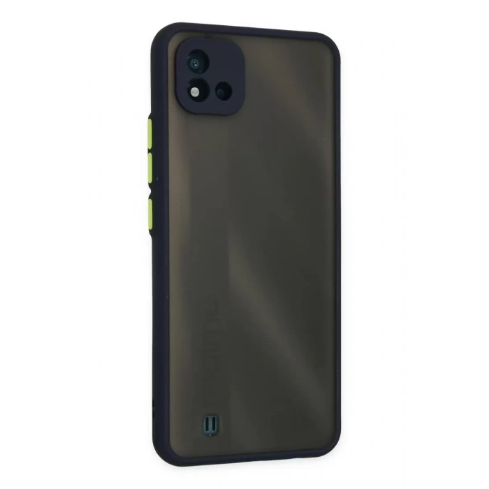 Realme C11 2021 Kılıf Montreal Silikon Kapak - Lacivert
