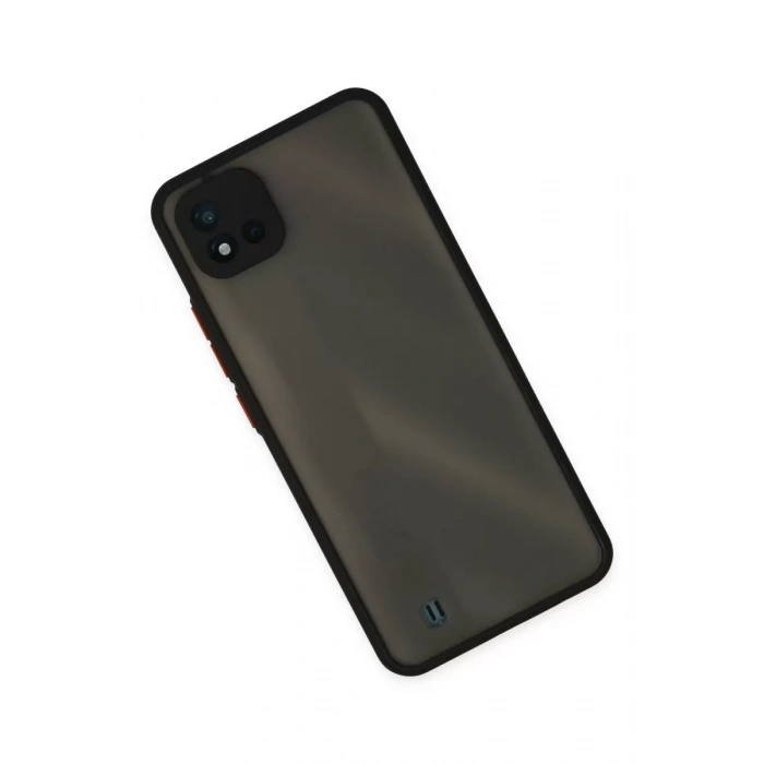 Realme C11 2021 Kılıf Montreal Silikon Kapak - Siyah