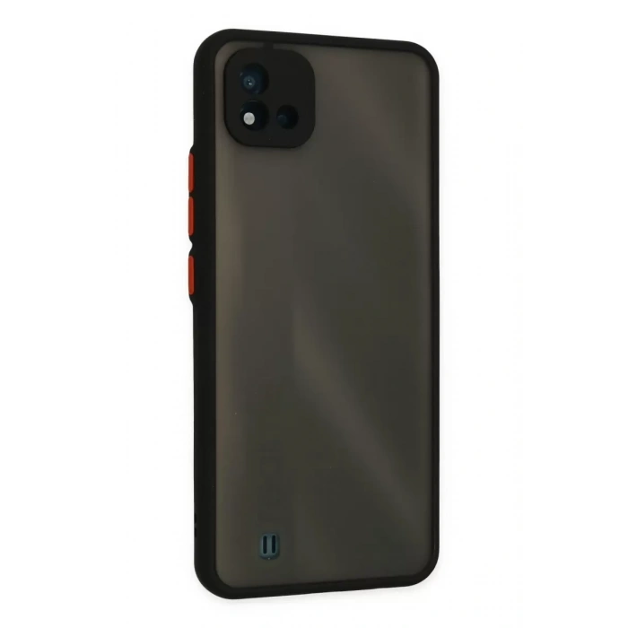 Realme C11 2021 Kılıf Montreal Silikon Kapak - Siyah