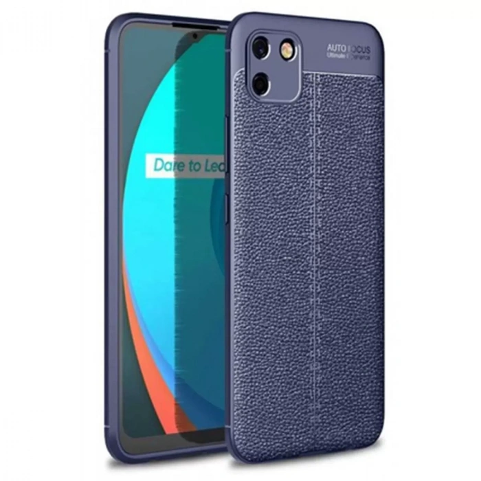 Realme C11 Kılıf Auto Focus Kapak - Lacivert