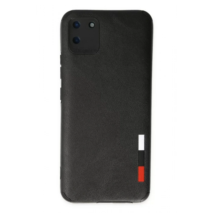 Realme C11 Kılıf Loop Deri Silikon - Siyah